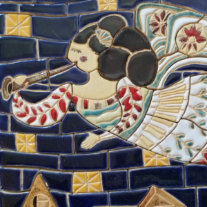Un ange avec un trompette